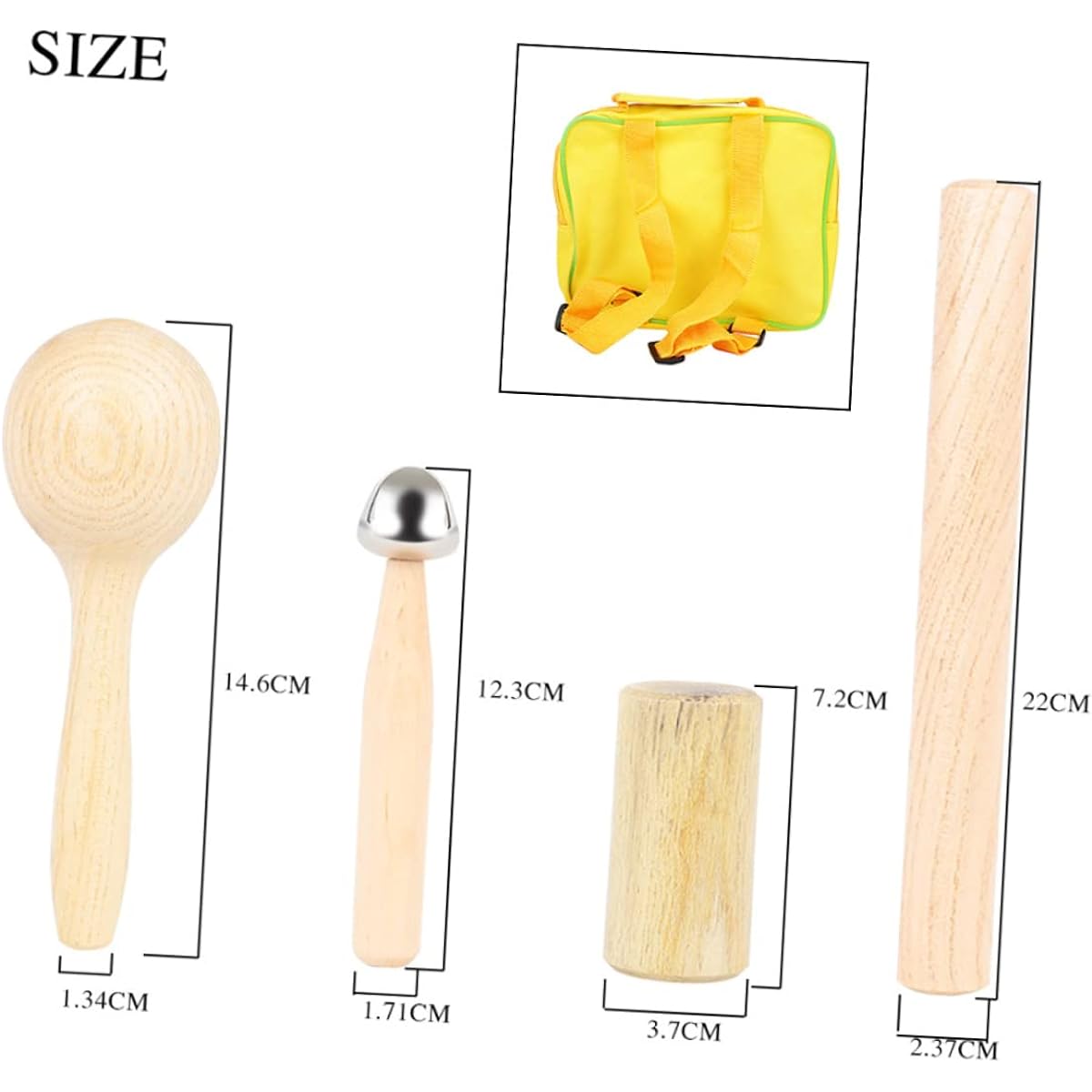 VICASKY 5 Sets Toddler Wooden Percussion Musical Instruments Wood Home for Kids