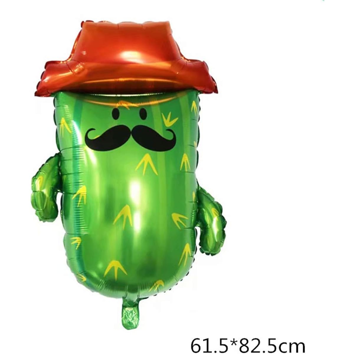 2pcs Morndew Mr and Ms Cactus Foil Balloons for Mexican Fiesta Theme Party Kids Birthday Party Baby Shower Wedding Party Decorations