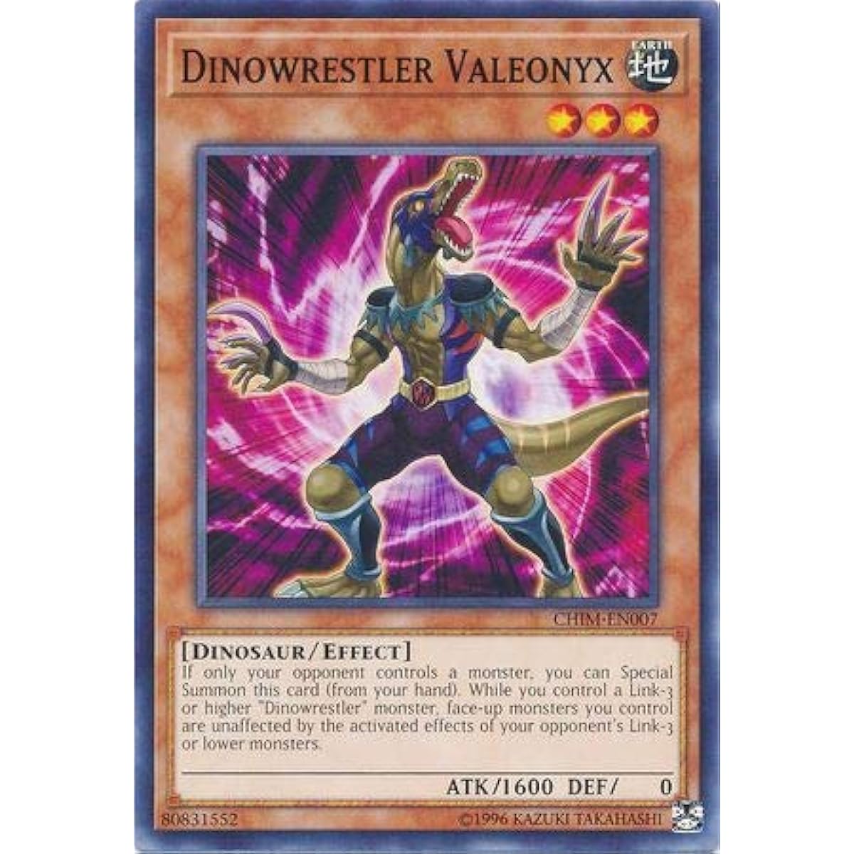 Dino Wrestler Valeonix - CHIM-EN007 - Common - Unlimited Edition