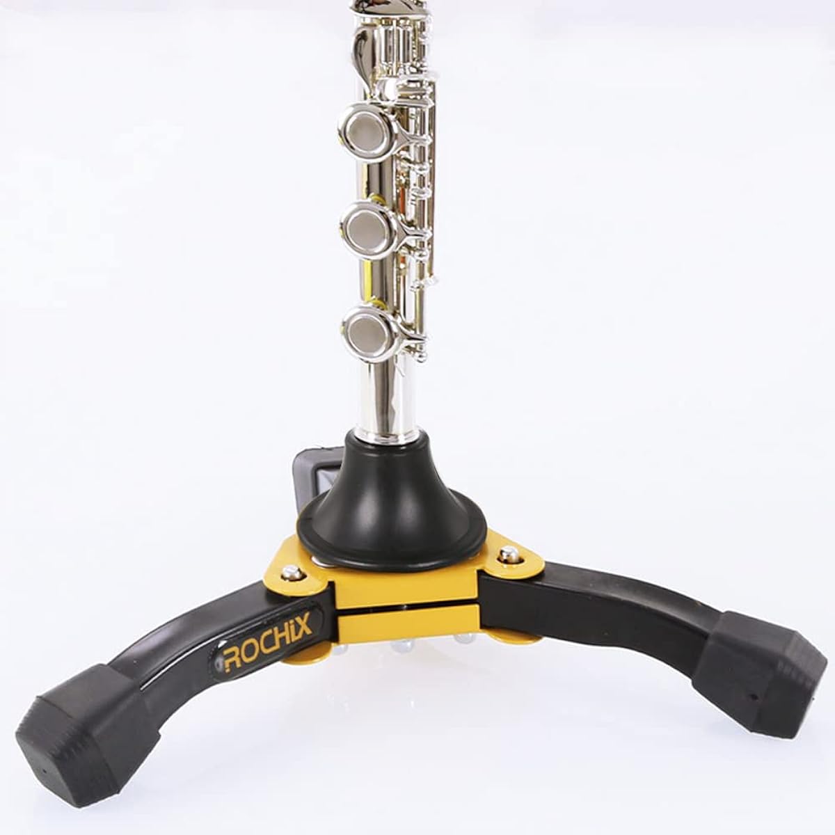 ROCHIX 1890 Foldable Portable Clarinet Stand/Flute Stand/Oboe Stand, Tripod Holder Stand