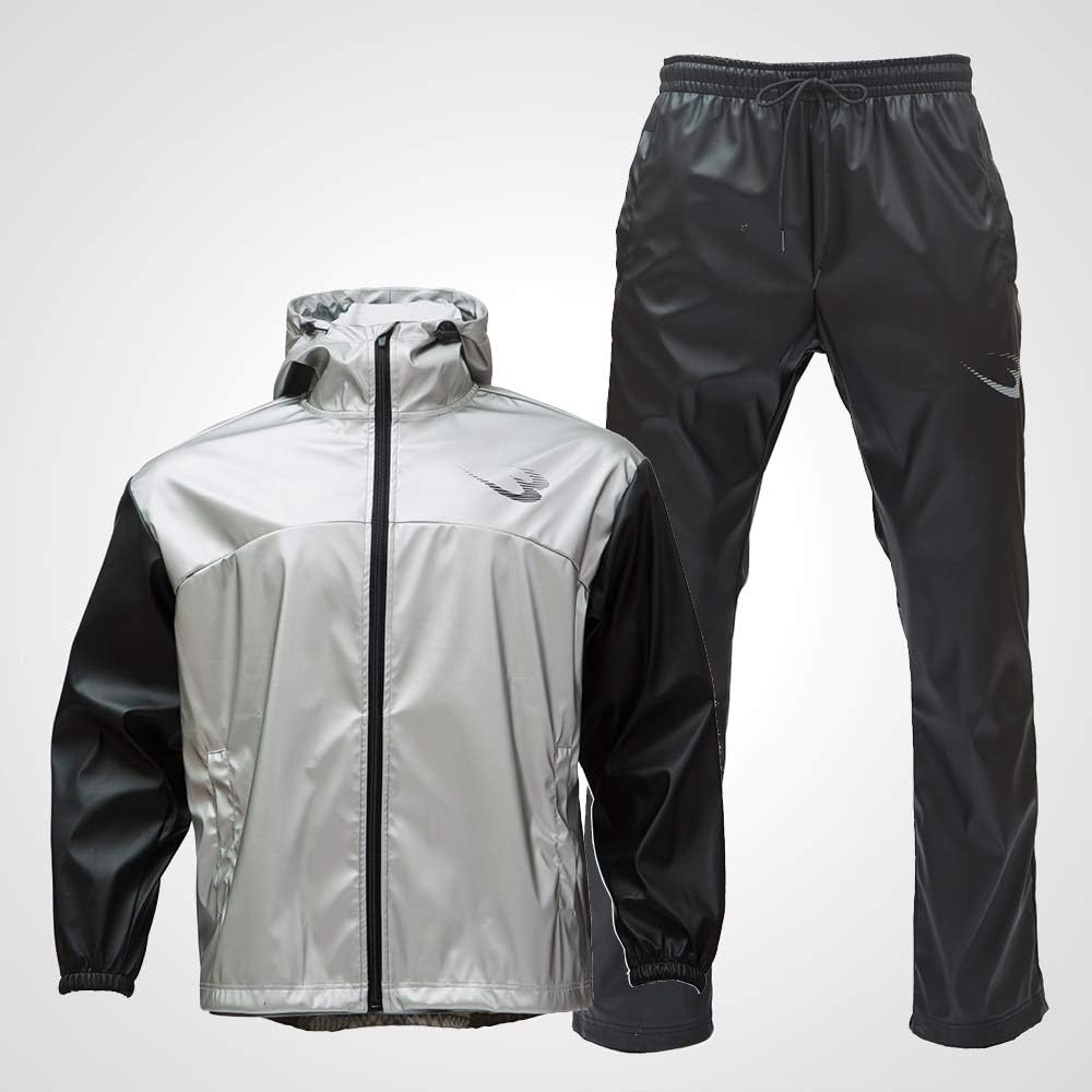 [BODYMAKER] Sauna Suit Active 12 Boxing Training Running Walking Marathon Detox Hot Yoga Thighs Narrow Jogging Windbreaker Fat Burning Leg Slimming Sauna Suit Weight Loss Long Pants
