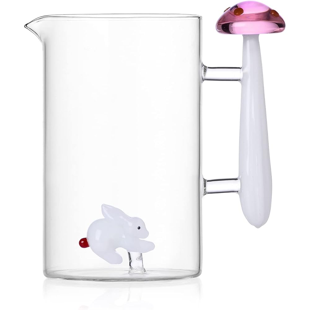 ICHENDORF Jug White Rabbit & Pink Mushroom 0935209021-CN