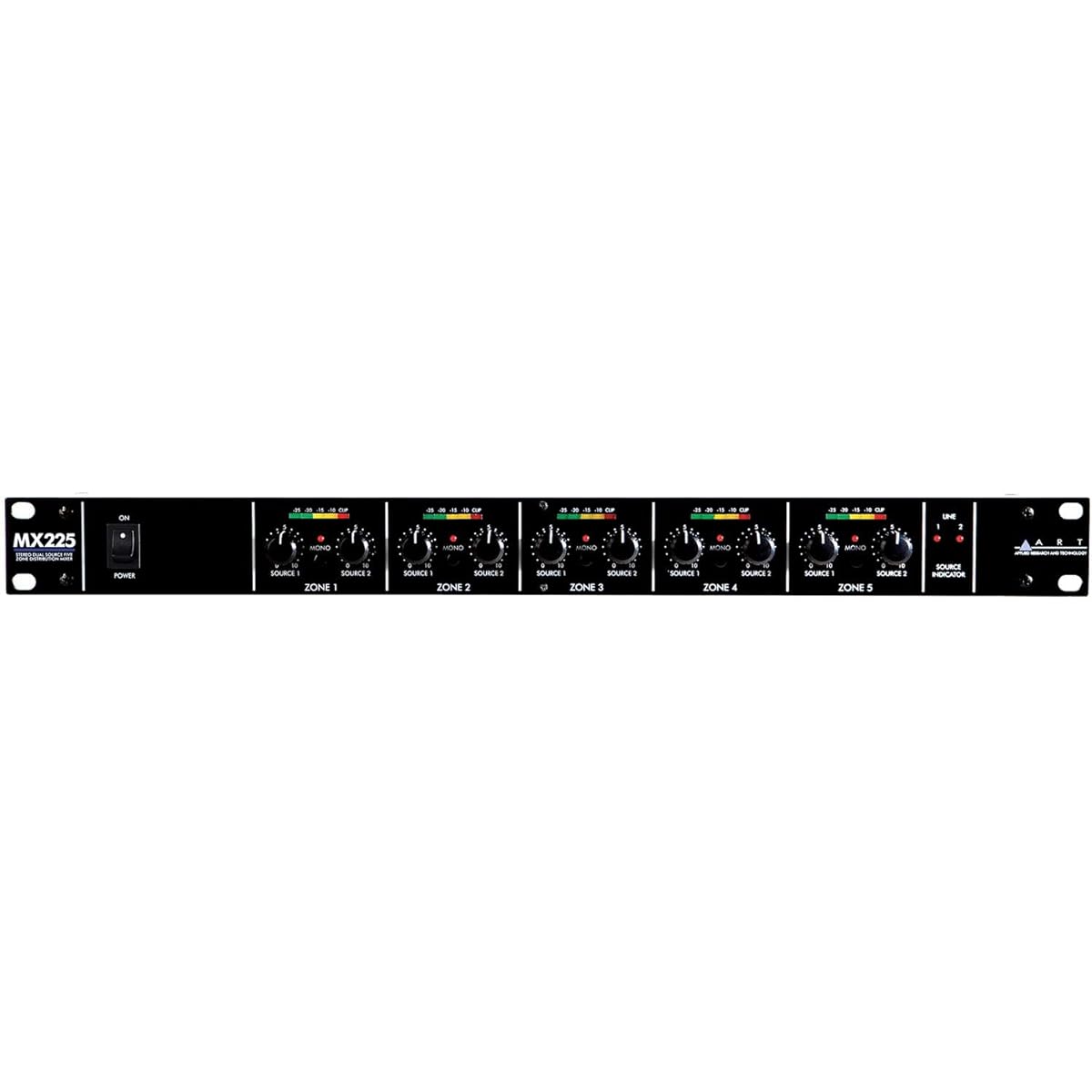 ART Stereo Dual Source 5 Zone Mixer MX225 [Domestic regular import product]