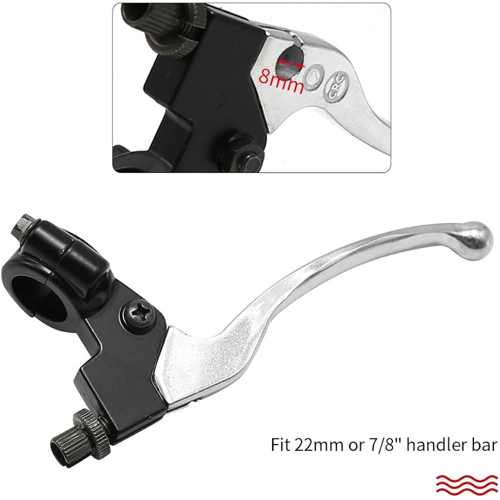 Aynaxcol Bike Brake Handle 22mm Left Clutch Brake Lever Coleman CT200U Trail 200 Mini Bike 196cc 98cc Bike Parts