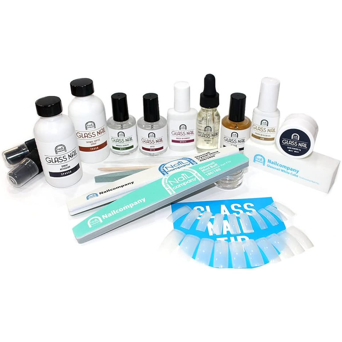Glass Nail Kit 5: Even more durable and hard nails than Glass Nail Kit 4, perfect for guitar nails! You can even recover broken nails!