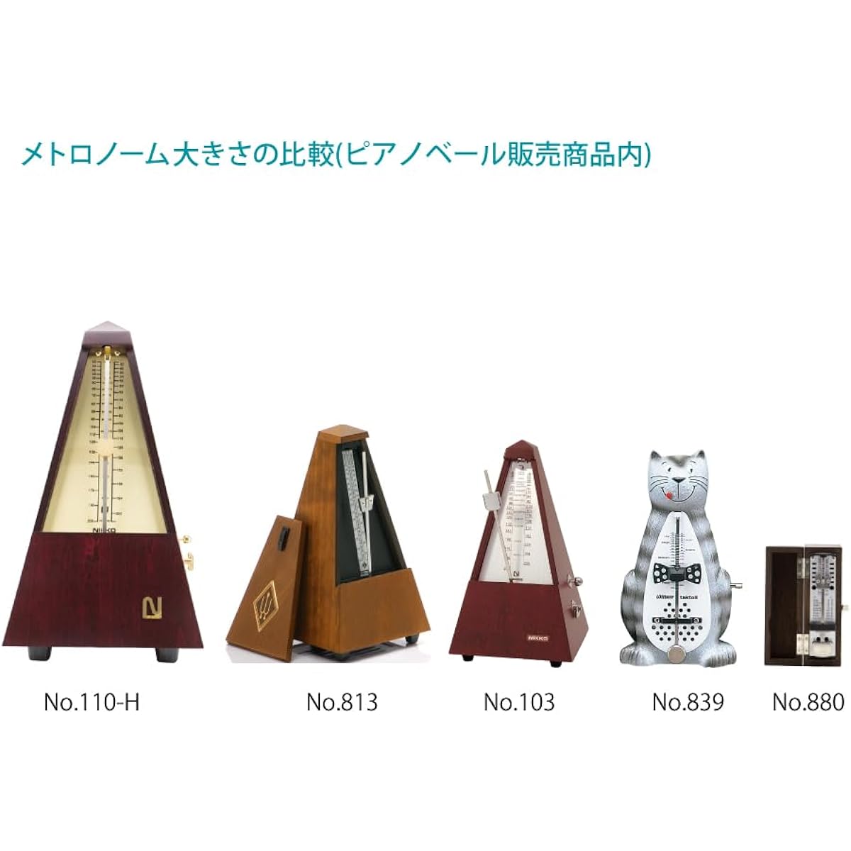 Nikko Nikko metronome wooden jumbo with handle 110-H