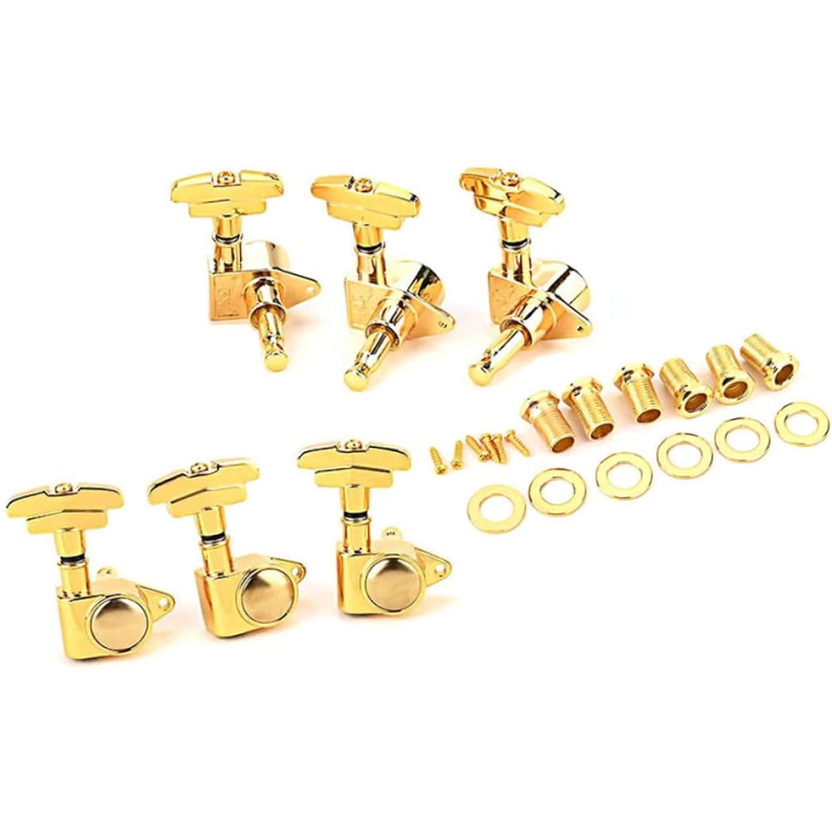 VICASKY Set of 4 Guitar Strings, Folk Guitar, Classical, Musical Instrument, Electric Guitar, Knob, Nose, Zinc Alloy