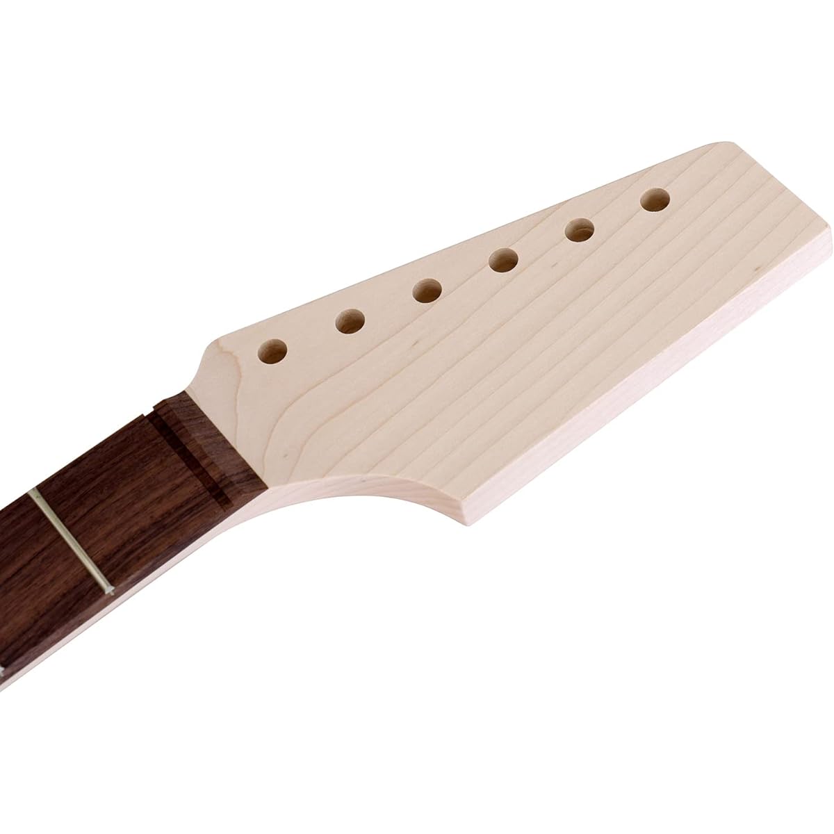 SCUD Electric Guitar Neck Half Paddle (Head Unprocessed) TL Type Rosewood Fingerboard 305R (12R) Jumbo Frets 22 Frets HNK-22/22T