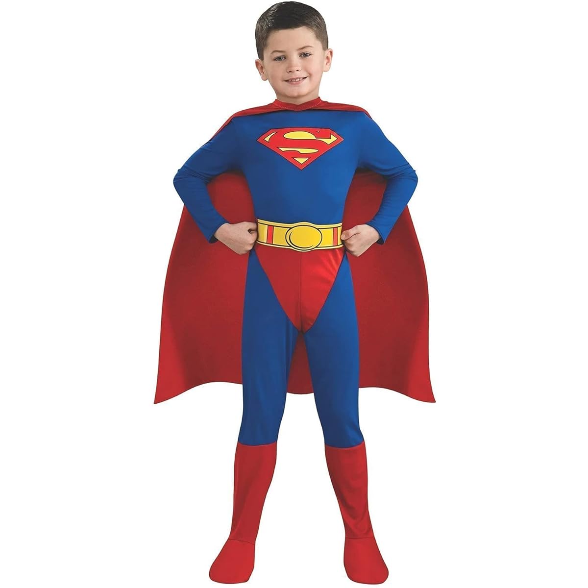 Superman costume, costume cosplay for men and children Halloween