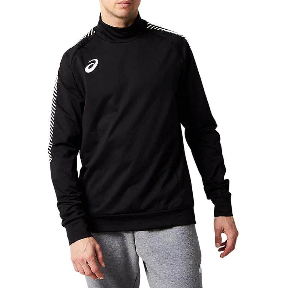ASICS 2101A057 Men's Soccer Wear Stretch Training Long Sleeve Shirt
