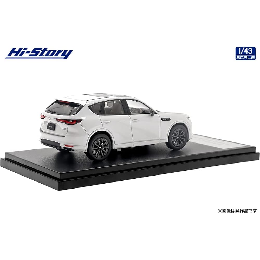 INTERALLIED Hi Story 1/43 Mazda CX-60 XD-HYBRID Premium Sports (2022) Rhodium White Premium Metallic Finished Product