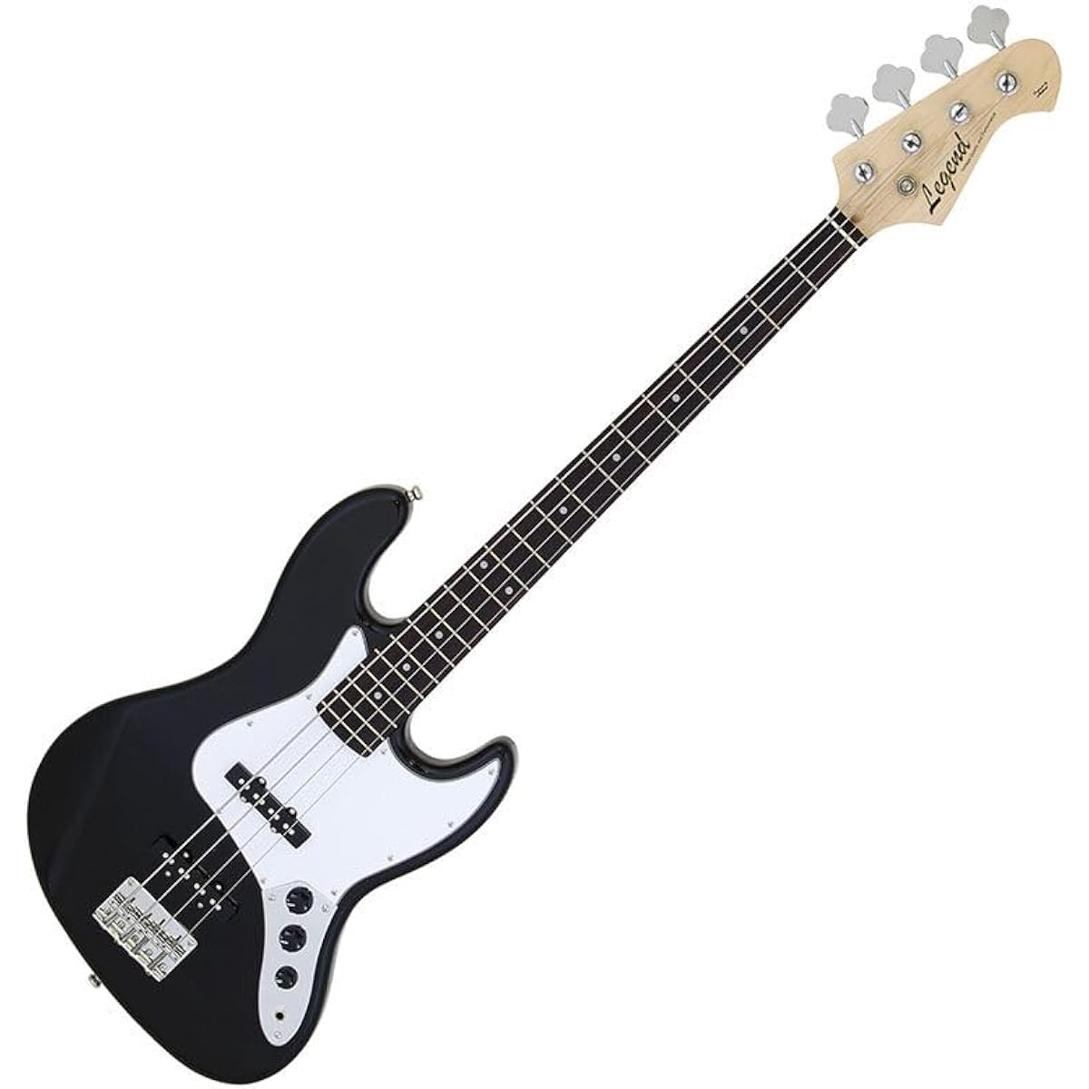 LEGEND LJB-Z Black Bass Beginner 12-piece Set [Fender Amplifier Included] Jazz Bass Type Legend