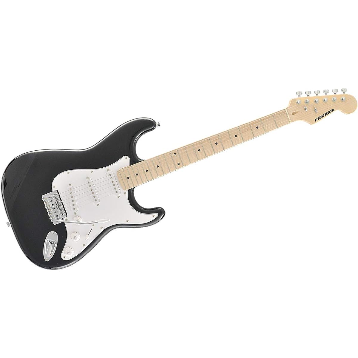 PLAYTECH Electric Guitar ST250 Maple Black