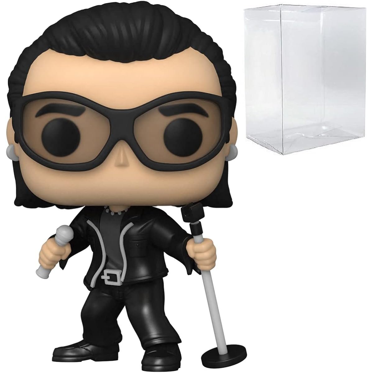 POP Rocks: U2, ZooTV - Bono Funko Vinyl Figure (Includes Compatible Box Protector Case), Multicolor, 3.75"