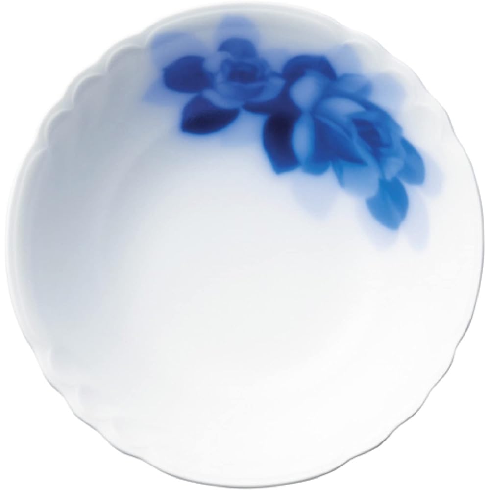Okura Toen Blue Rose Janet 15cm Porridge Ball <Microwave Friendly> 45F/8110