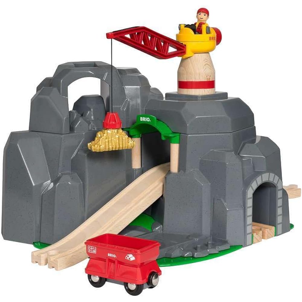 BRIO Crane & Mountain Tunnel 33889