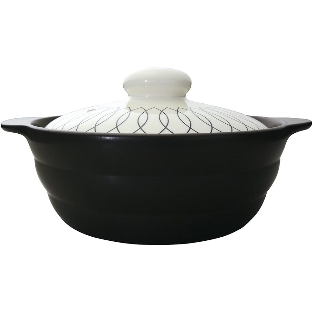 Suzuki, Thermatech IH/Open Fire Compatible Earthen Pot No. 9 (for 3-4 people) Rhythm 7223-0390