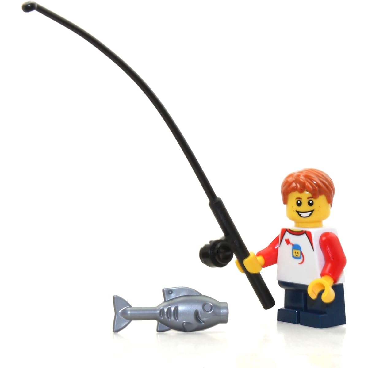 LEGO Outdoor Adventure Minifigure: Camper Boy Child (with Small Toy Sail Boat) 60182