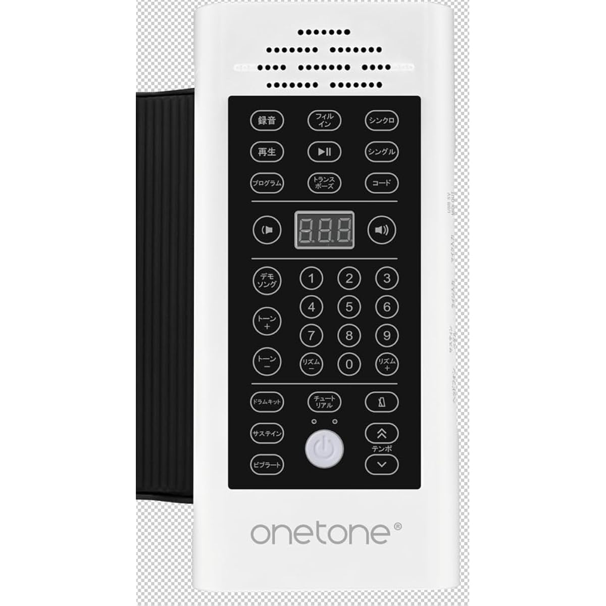 ONETONE One Tone Roll Piano (Roll Up Piano) 88 Keys Built-in Speaker Rechargeable Battery Powered Transpose Function USB-MIDI Compatible OTRP-88 [Sustain Pedal/USB Cable/Japanese Manual Included]