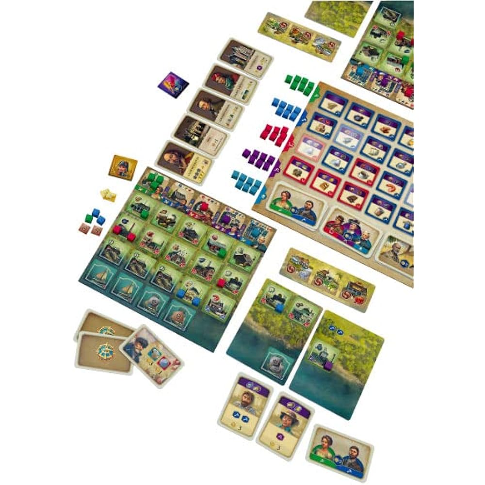 Arclight Anno 1800 Board Game Complete Japanese Version (For 2-4 players, 120 minutes, For ages 12 and over) Board game