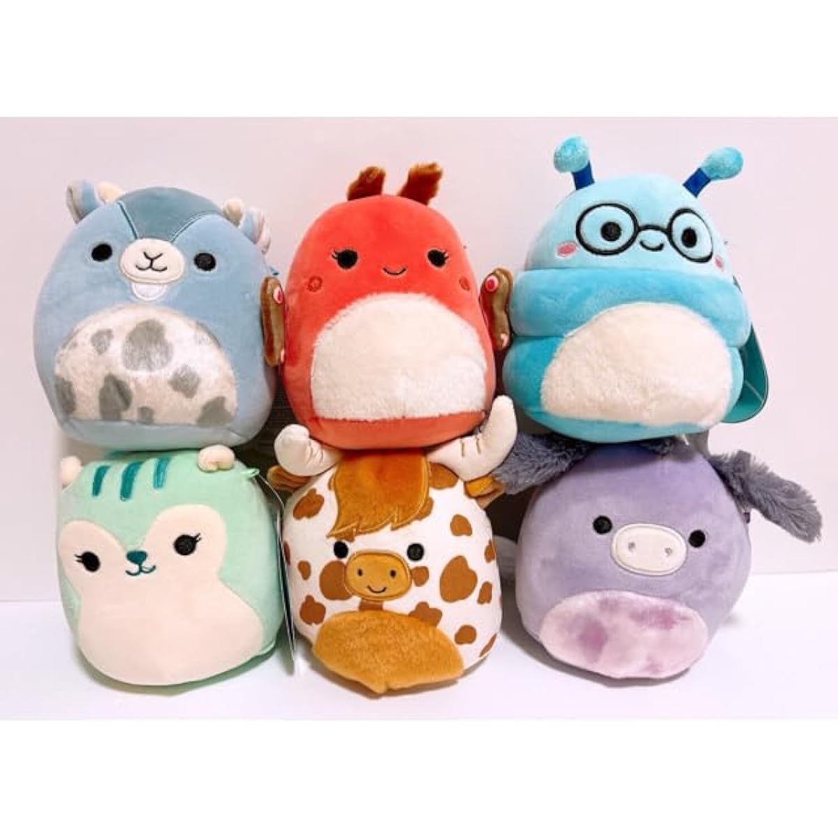 Squishmallows 2022 Halloween Vampire Witch Bat 5" Mini Plush Toy (Set of 6)