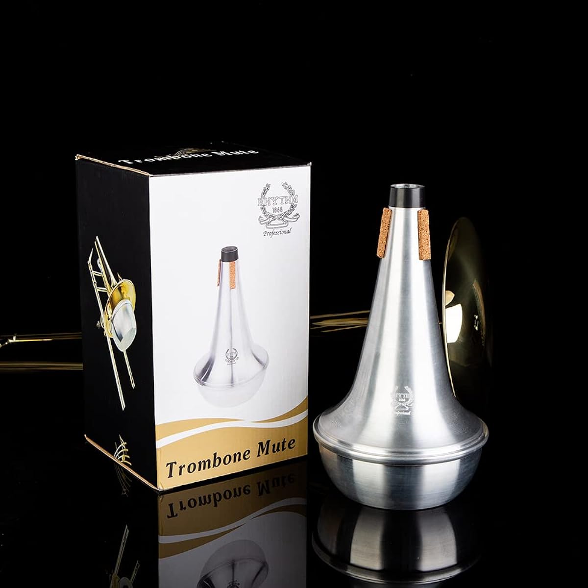 Rhythm Trombone Mute Trombone Mute Silencer Lightweight Aluminum Trombone Practice Mute