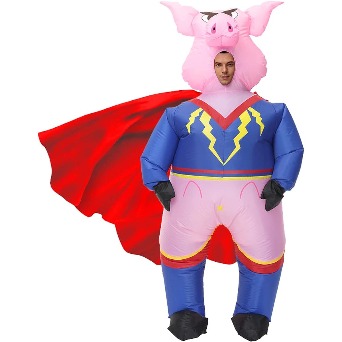 RHYTHMARTS Inflatable Costume Super Pig Inflatable Costume for Adults