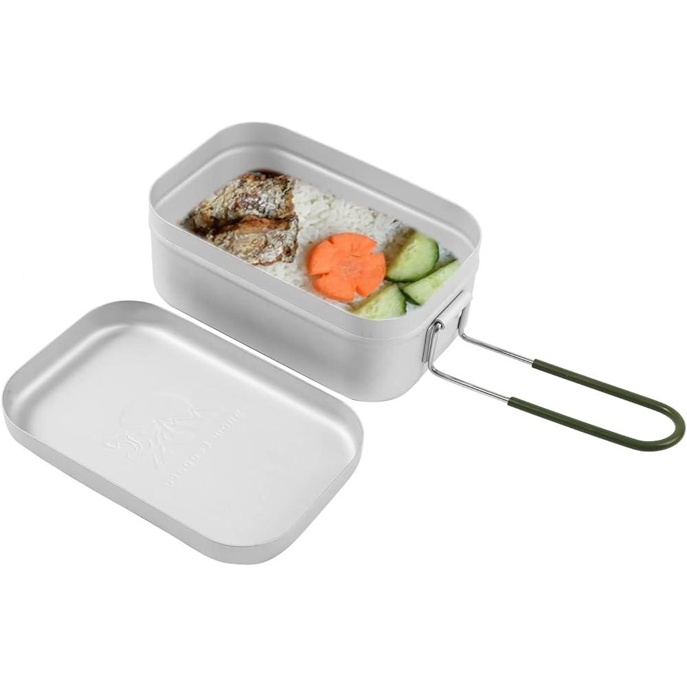 MiliCamp/Snow Leopard Mestin Medium Set Camping Hango Rice Pot Deburred Outdoor Cooking Climbing Cooking Utensil with Scale