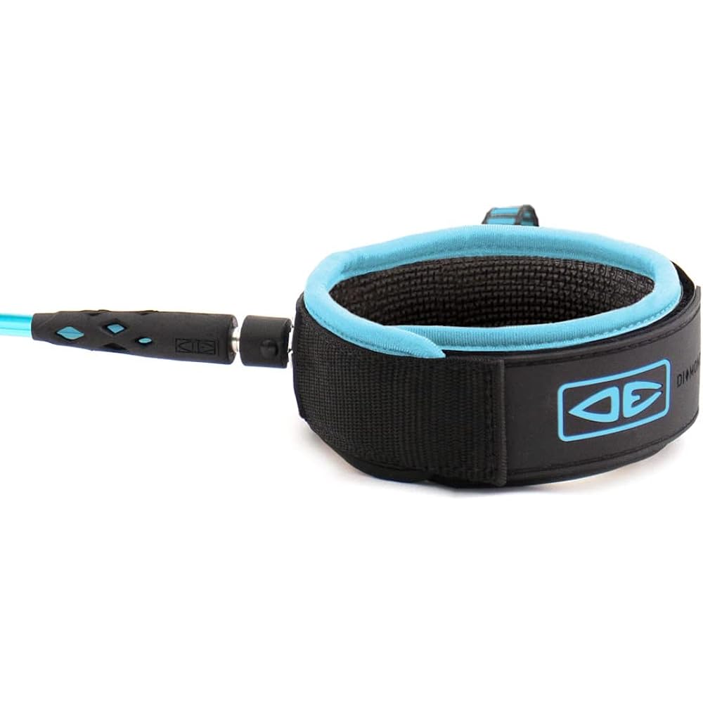 Ocean&Earth Leash LONGBOARD REGULAR KNEE MOULDED LEASH 9'0" Blue