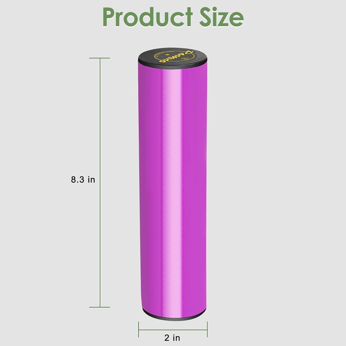 RANMING Hand Shaker Percussion Stainless Steel Cylinder Shaker Percussion Instrument Latin Shaker Percussion for Studio/Band/Drummer (Purple)