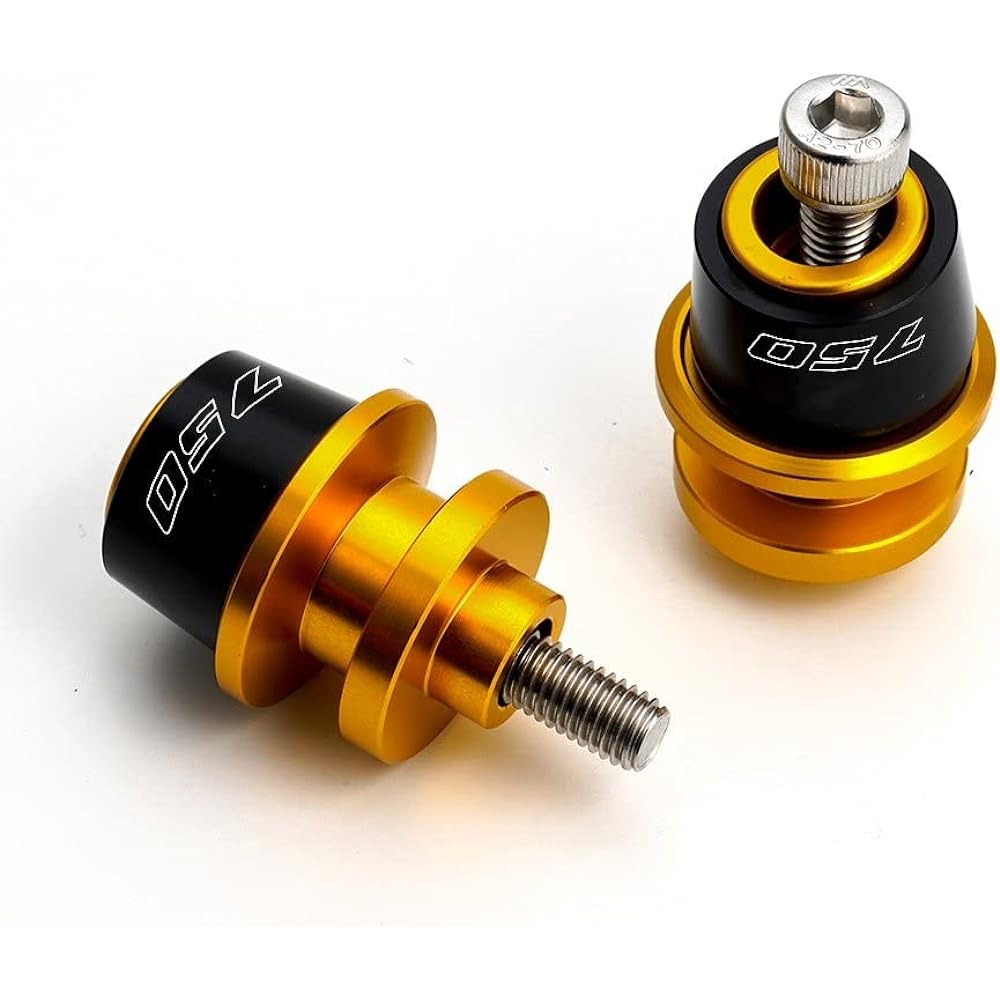 Swing Arm Spool Stand Screw Slider For KA-WA-SA-KI Z750 Z 750 2003-2012 2004 2005 2006 2007 2008 2009 2010 Motorcycle Parts 10MM Swing Arm Spool Slider Stand Screw (Color: Red)