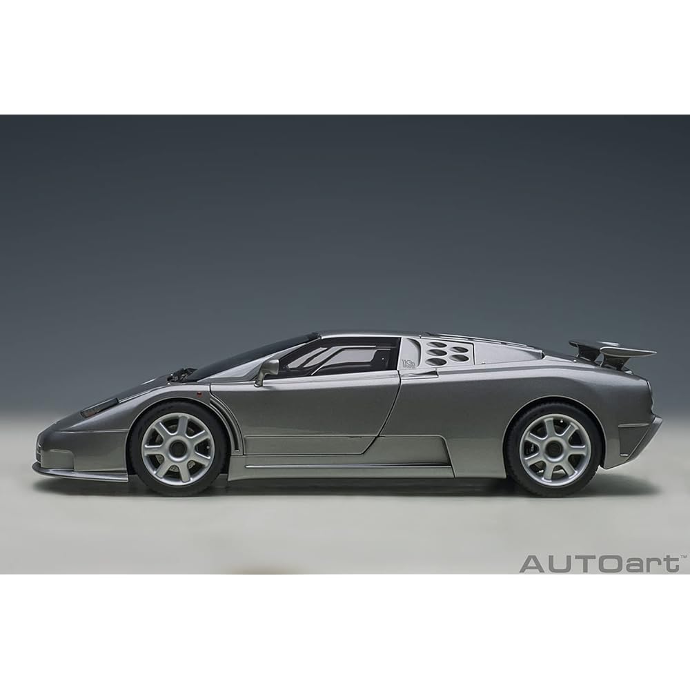 AUTOart 1/18 Bugatti EB110 SS Silver Metallic Finished Product 70916