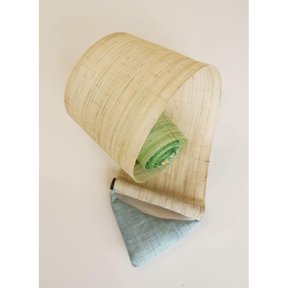 Thin Tapestry "Ayu and Autumn Leaves" 100% Linen Hand-dyed Interior Tapestry Wall Hanging Summer