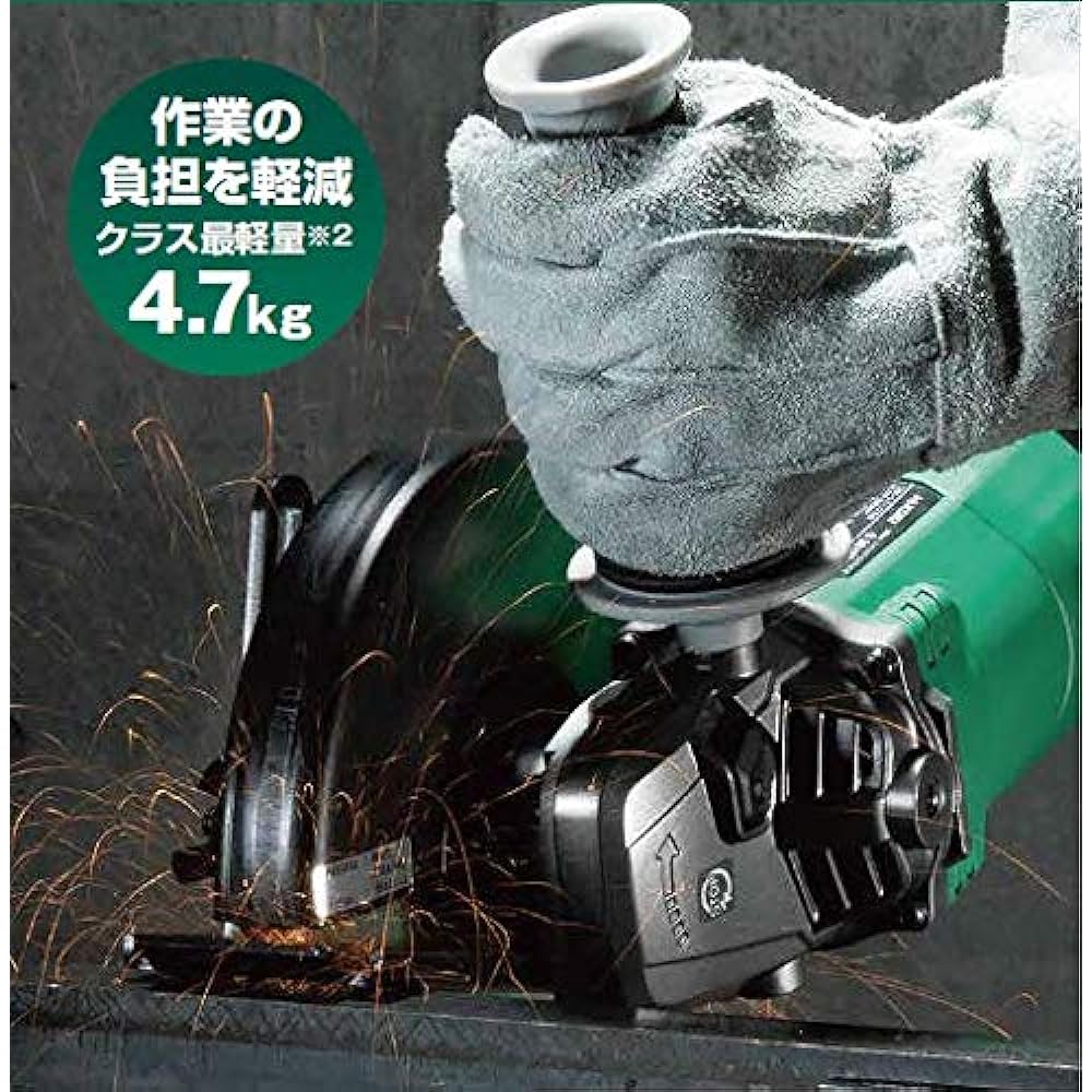 HiKOKI Cordless Disc Grinder, Main Unit Only, Storage Battery and Charger Sold Separately, 36V, Toilet Not Included, G3618DA(NN)