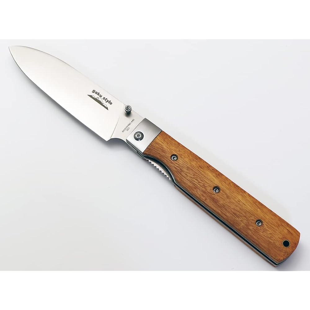 [Barbecue Chef] Folding knife Santoku type camping knife