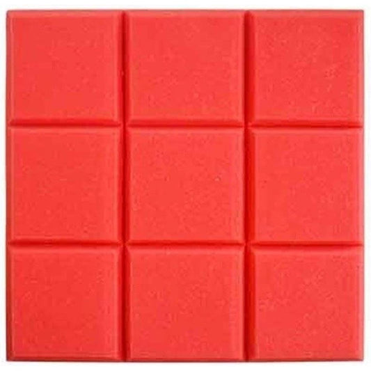 Anti-Noise 10PCS Acoustic Panels Home Theater Decorative Soundproof Wall Stickers Bedroom Living Room Acoustic Foam Grey/Purple/Red Household Supplies (Purple) (Red)