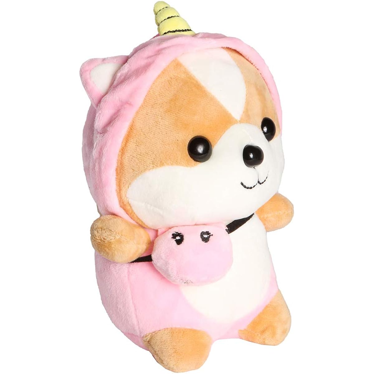 Nayothecorgi Super Soft Corgi Plush Toy - Unicorn Dog Costume Stuffed Animal for Girls and Boys - Cotton Stuffed Corgi - Multifunctional Plush Pillow - Great Gift for Dog Lovers - 6" x 6" x 9"