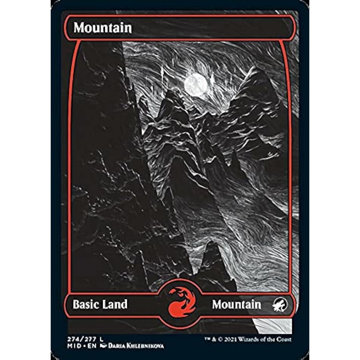 Magic: The Gathering - Mountain (274) - Foil - Innistrad: Midnight Hunt