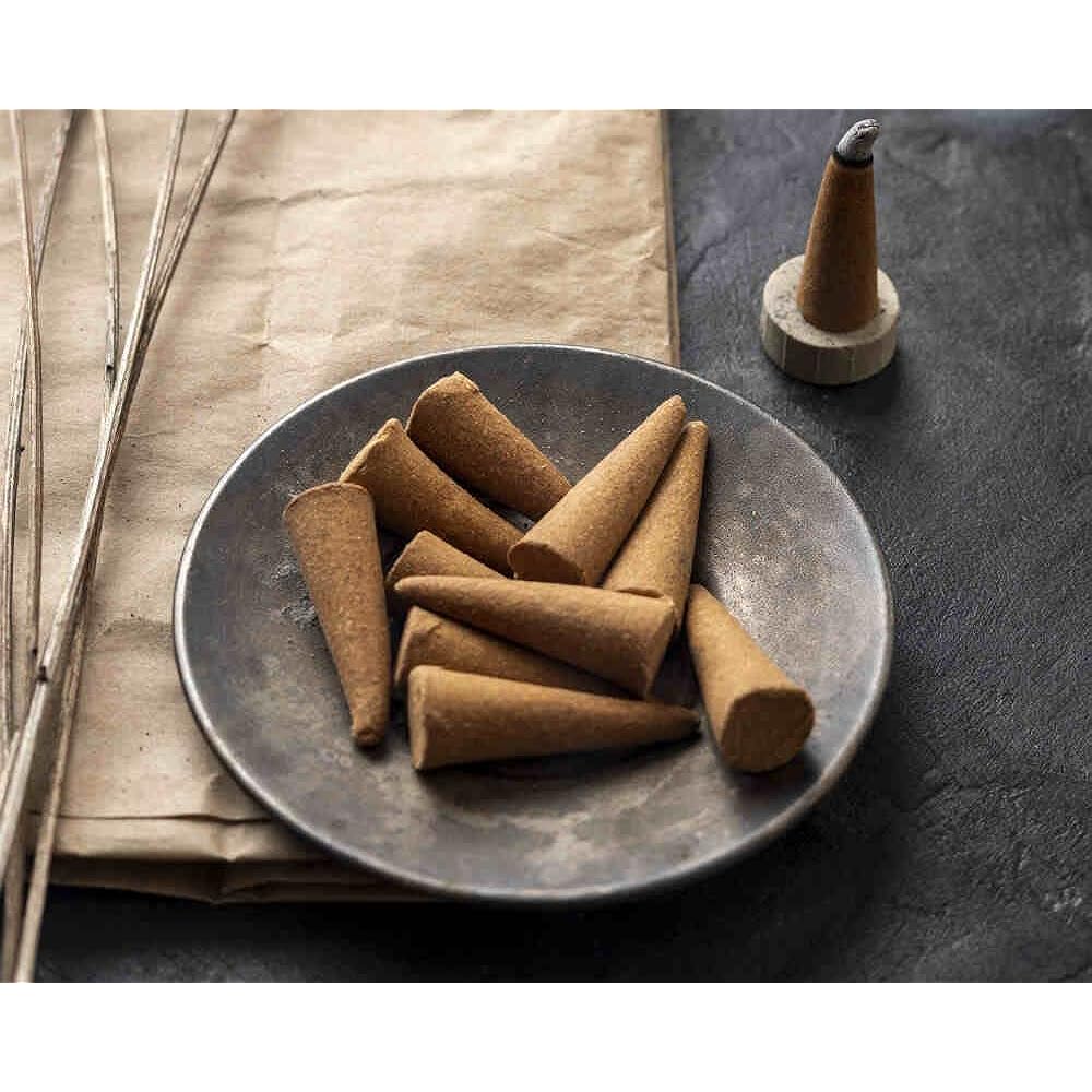 Raslok 100% Natural and Pure Incense Cones | Homemade | Home Dipped Best Scent Cones (Pack of 60) 60 Cones Lavender