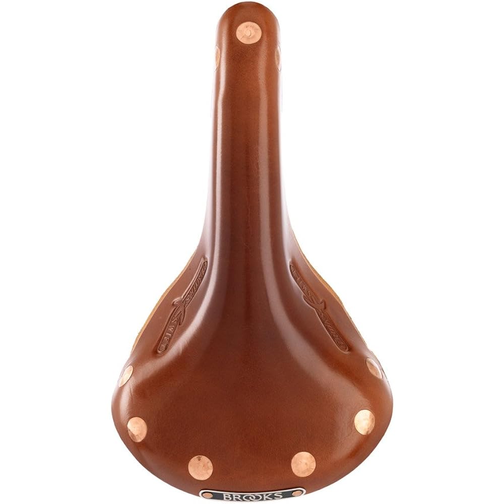 BROOKS Leather saddle, sports model with slender and beautiful chrome-plated rails SWIFT CHROME [Genuine Japanese product]