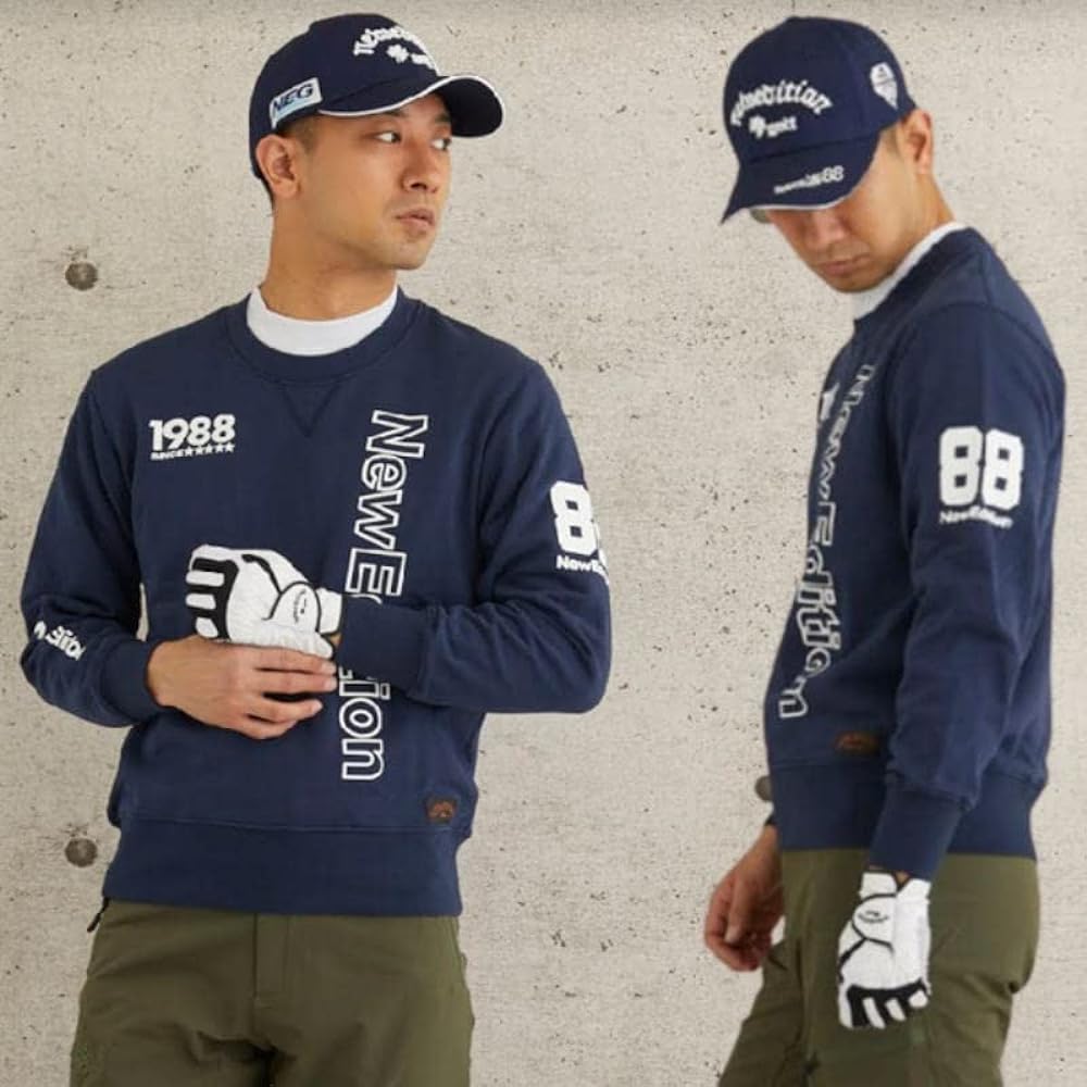 [NewEdition GOLF] Trainer Sweat Golf Wear Men's Logo Golf Trainer Men's NEG-340