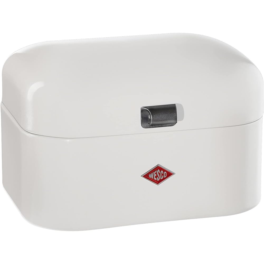 WESCO Bread Box White 22 x 28 x H17cm Bread Box SINGLE GRANDY 235101-01