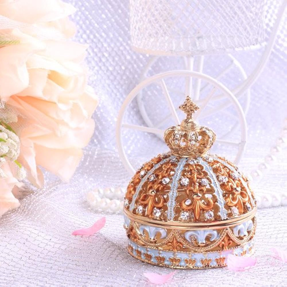 <Crown (Blue) Crown> Pierce Jewelry Box Jewelry Box