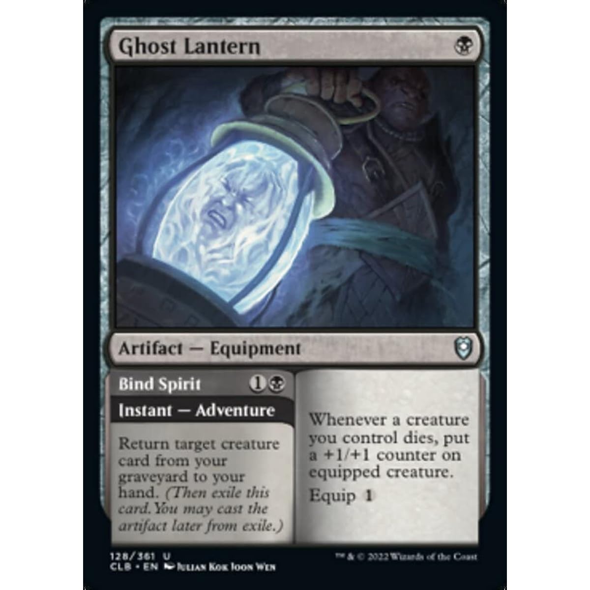 Magic: The Gathering - Ghost Lantern // Binding Spirit (128) - Battle for Baldur's Gate