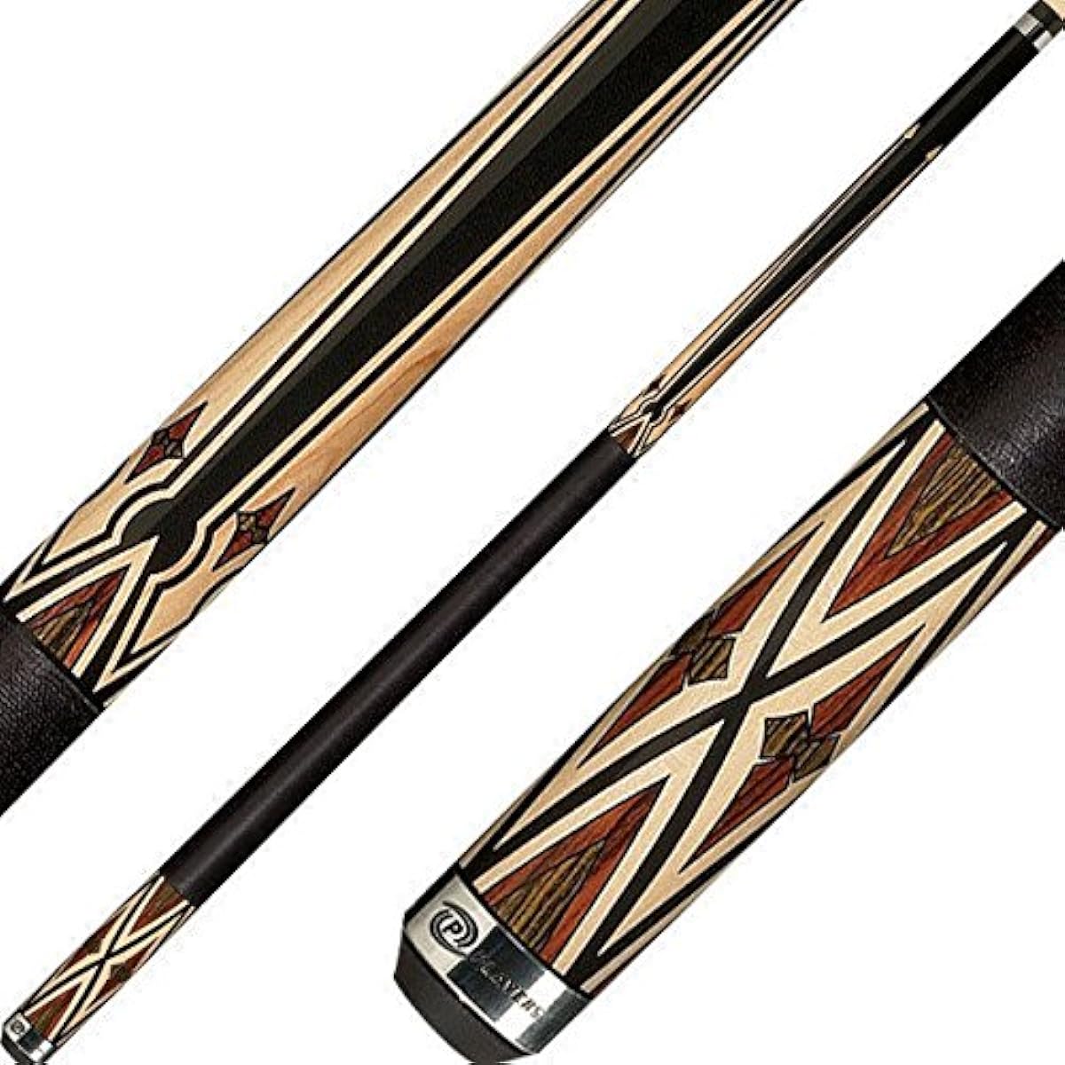 Players G-3396 Graphic Black with Maple Cutaways and Cocobola/Bocote Diamond Cue