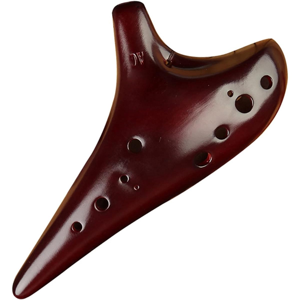 Professional 12 Holes Alto G Tone Ceramic Beginner Smoked Ocarina Musical Instrument Sound Good Ocarina Instrument