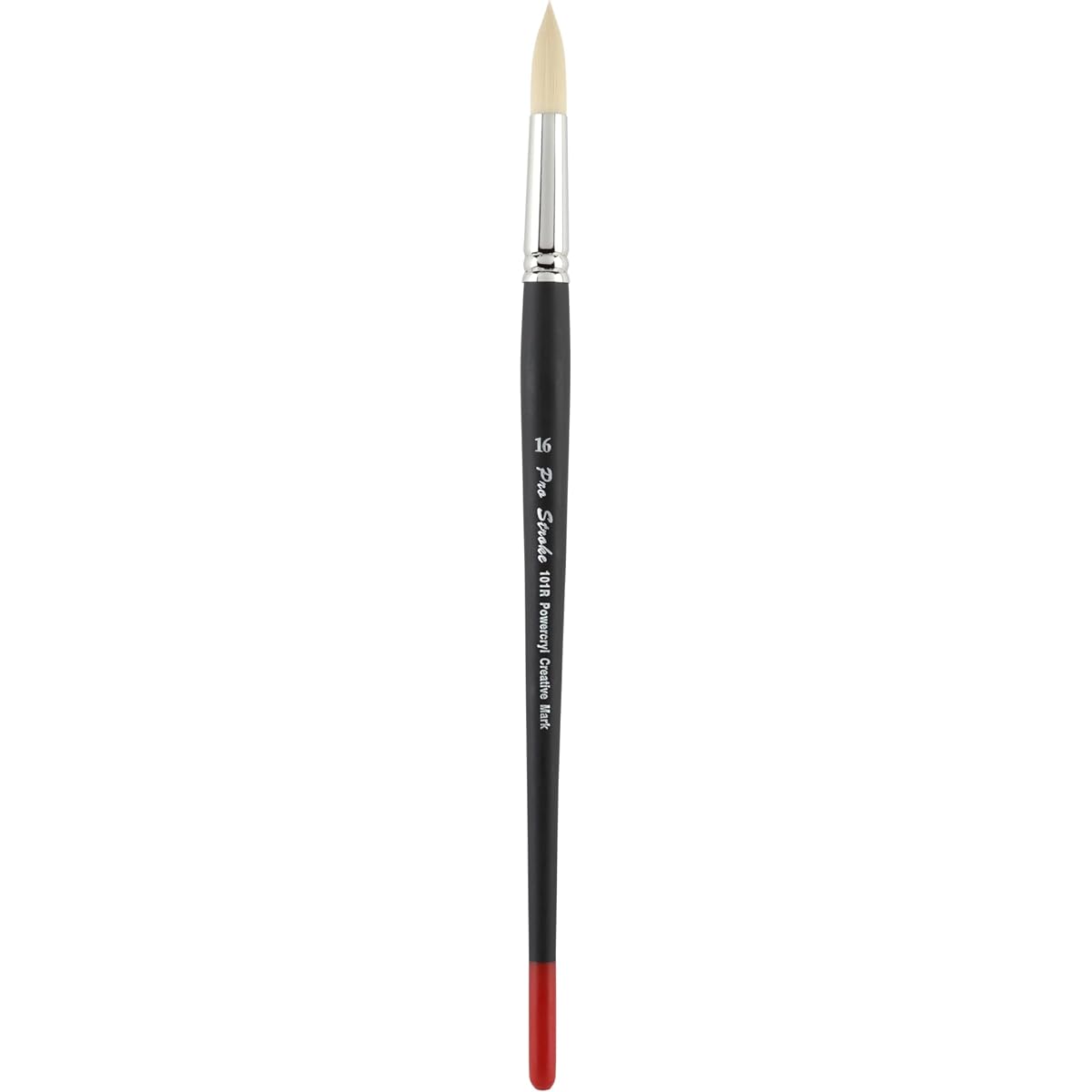 Creative Mark ProStroke Powerkrill Paint Brush Professional Acrylic Brush with Synthetic Hair Filament for Use with Acrylic Paints and Water-Soluble Oils - 1 Brush Only - Round 16