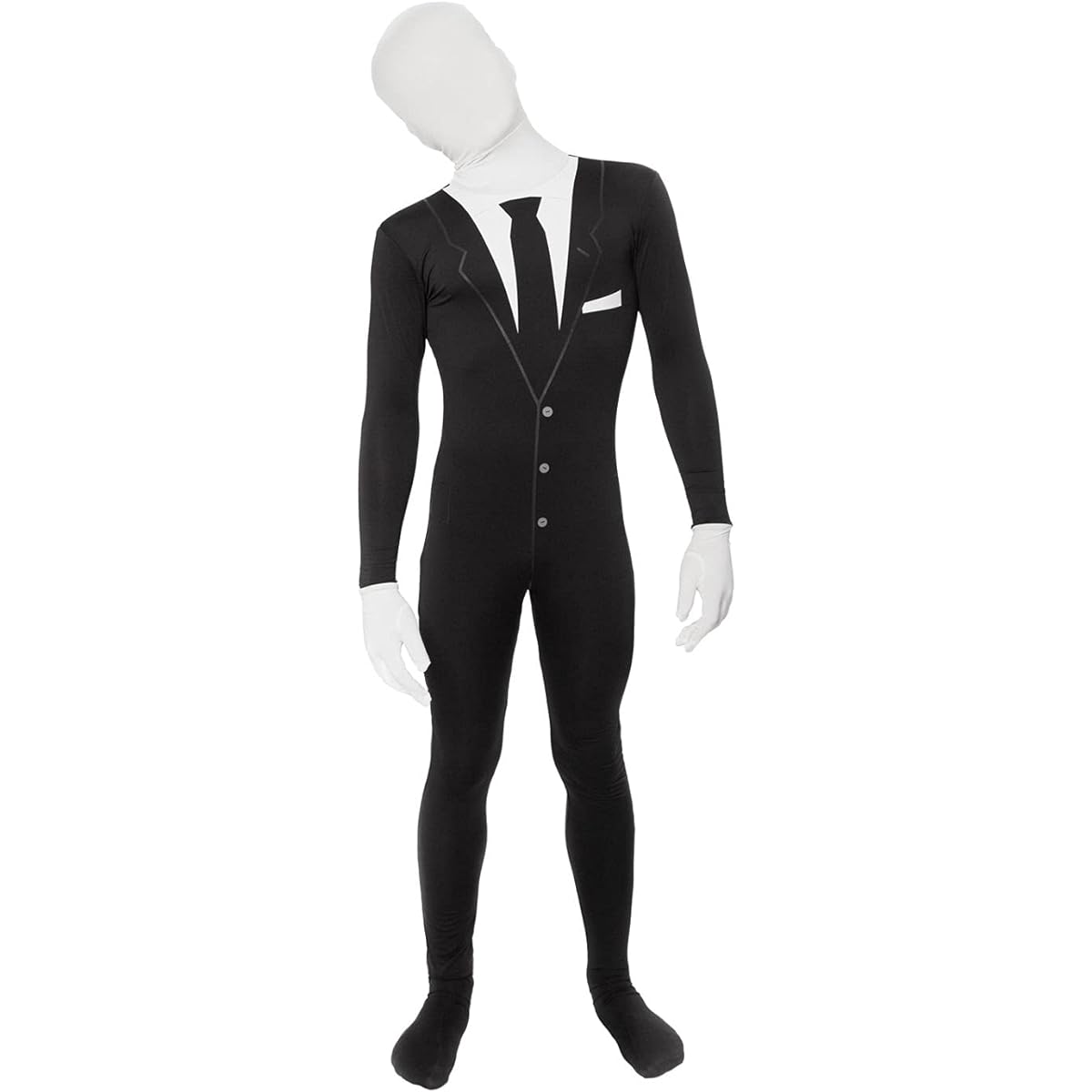 Kids Slenderman Morphsuits Childs Fancy Dress Costume Large 4'6 - 5' (135cm - 152cm) by Morphsuits [Parallel Import]