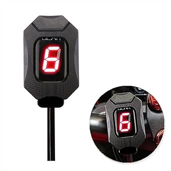 Speed Display Meter Motorcycle Gear Indicator 1-6 Level ECU Plug Mount Suzuki Intruder 800 V-Strom GSXR 600 SV650 750 Speed Gear Display
