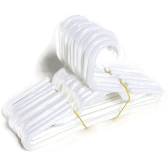 12 White Hangers (1 Dozen) Outfit for 14" American Girl Wellie Wisher Doll